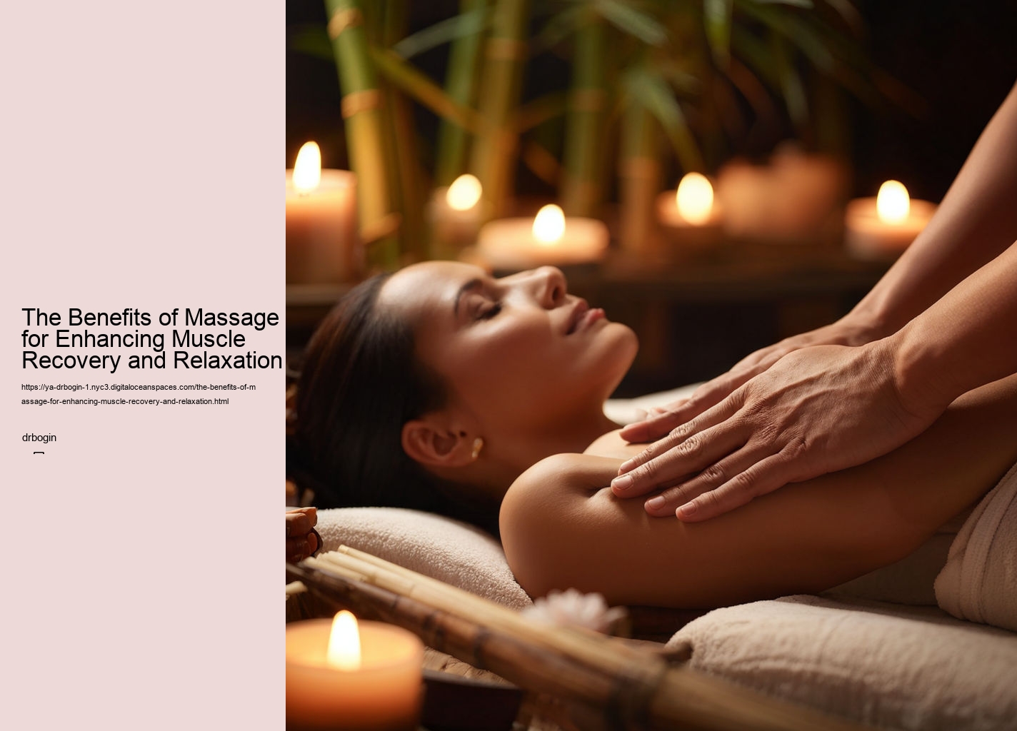 The Benefits of Massage for Enhancing Muscle Recovery and Relaxation